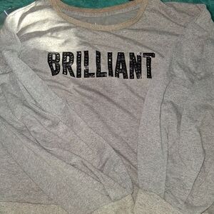 New York & Company Soho Gray Sweatshirt